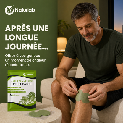 Armova™ — Patch chauffant à l'armoise pour le confort des genoux.