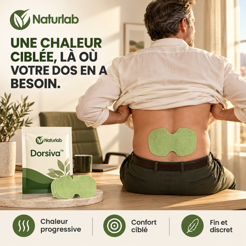 Dorsiva™ — Patch chauffant à l’armoise pour le confort dorsal