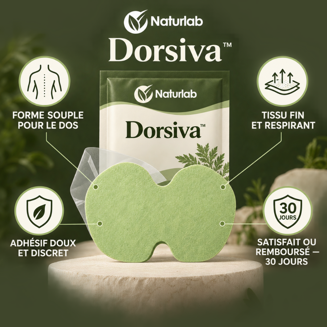 Dorsiva™ — Patch chauffant à l’armoise pour le confort dorsal