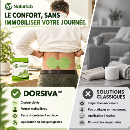 Dorsiva™ — Patch chauffant à l’armoise pour le confort dorsal