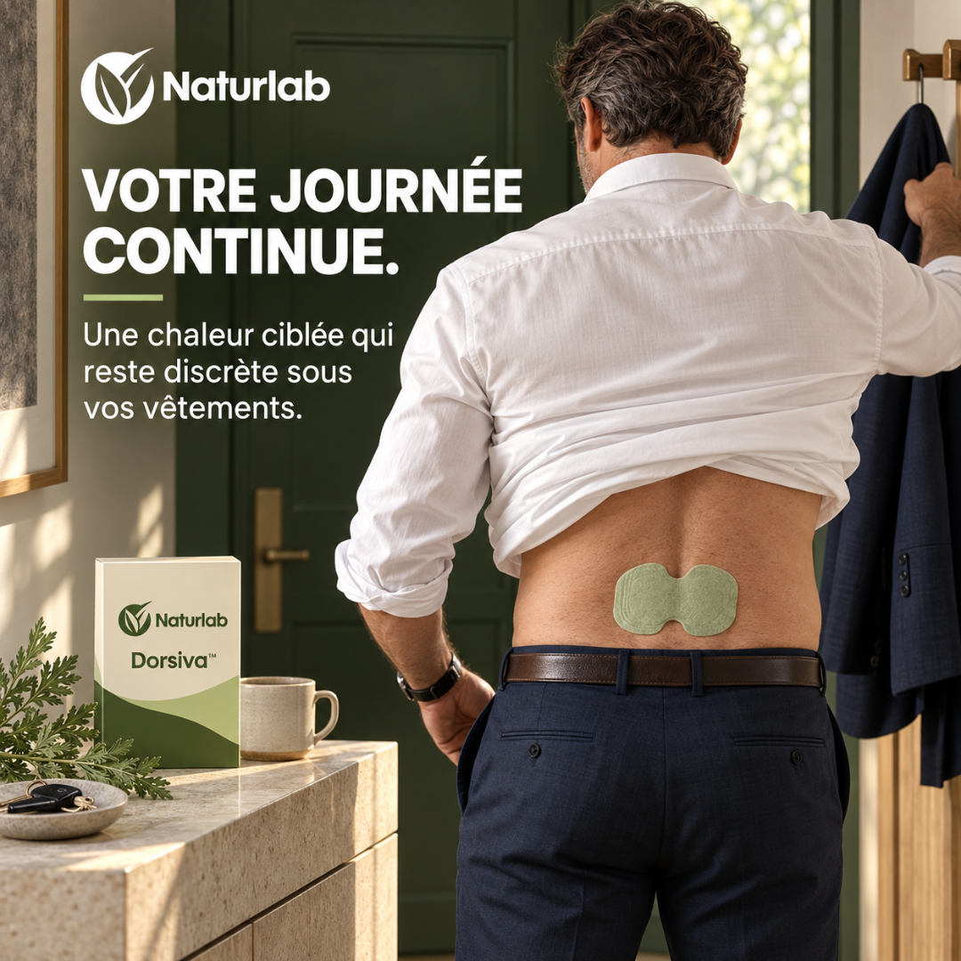 Dorsiva™ — Patch chauffant à l’armoise pour le confort dorsal