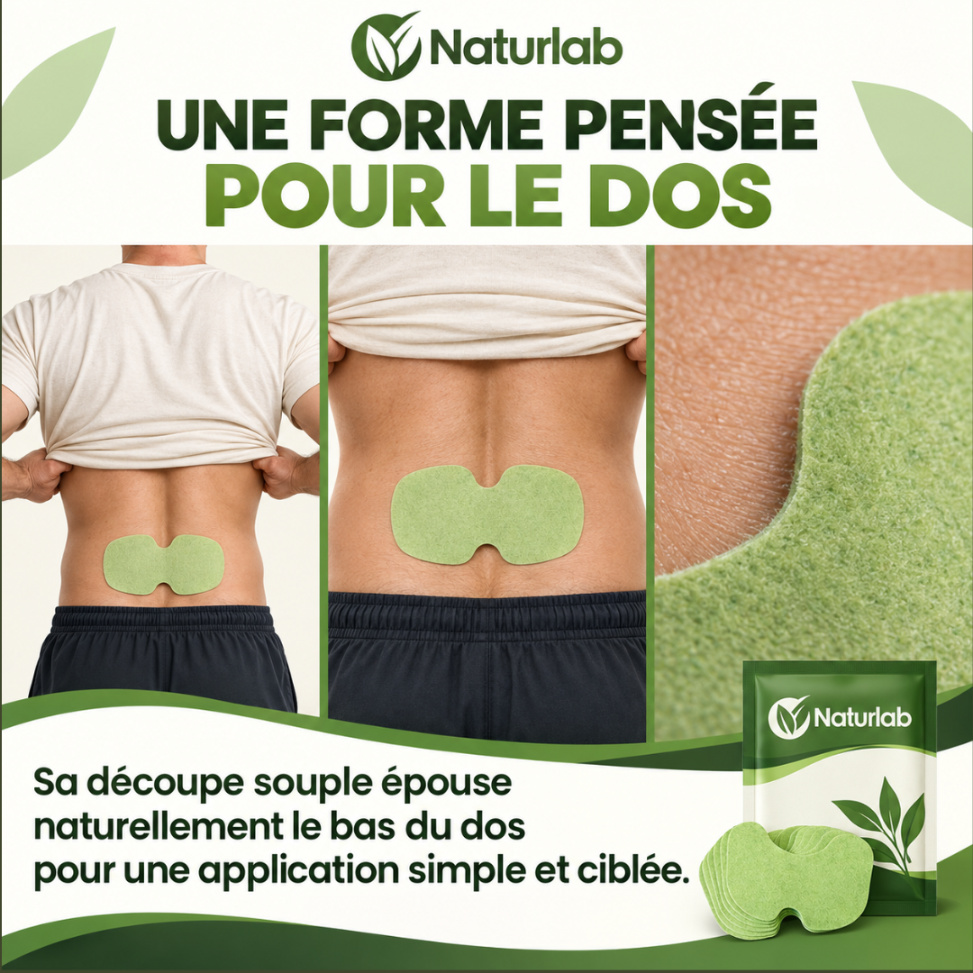 Dorsiva™ — Patch chauffant à l’armoise pour le confort dorsal