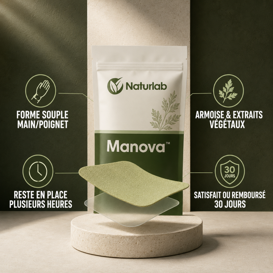 Manova™ — Patch chauffant à l’armoise pour le confort des mains & poignets