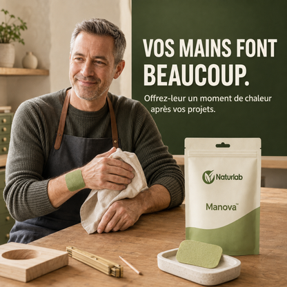 Manova™ — Patch chauffant à l’armoise pour le confort des mains & poignets