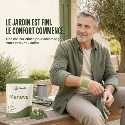 Manova™ — Patch chauffant à l’armoise pour le confort des mains & poignets
