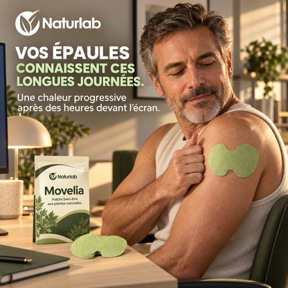 Movelia™— Patch chauffant à l’armoise pour le confort des épaules