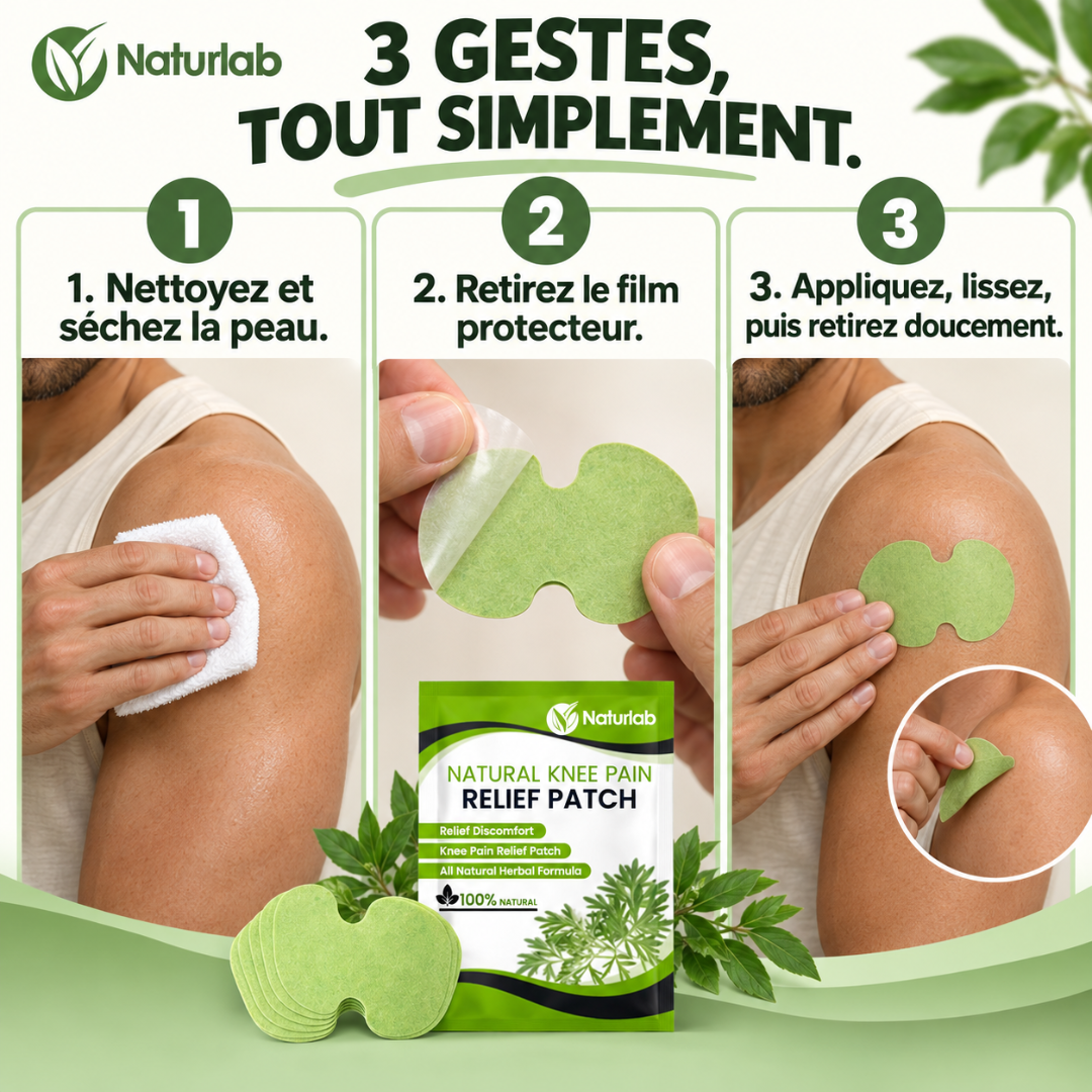Movelia™— Patch chauffant à l’armoise pour le confort des épaules