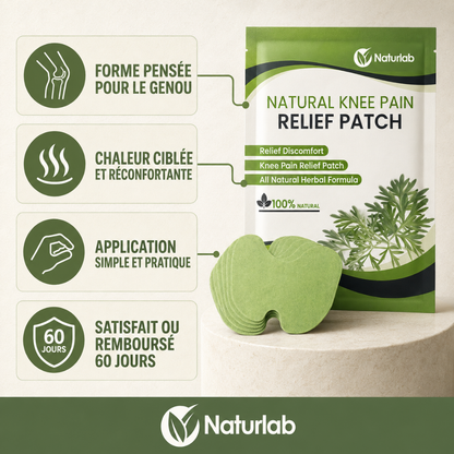 Armova™ — Patch chauffant à l'armoise pour le confort des genoux.